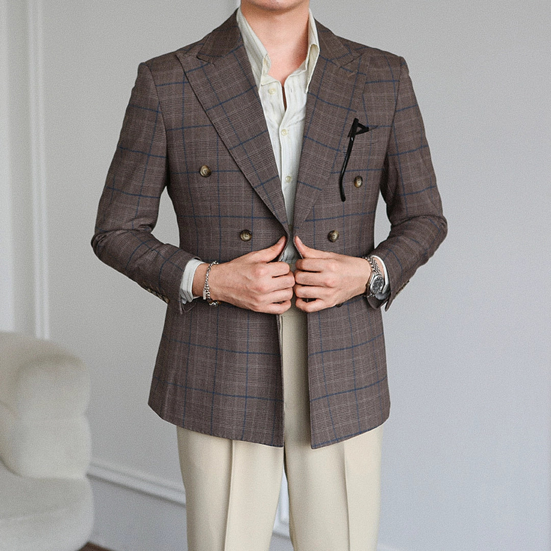 Men's Double-Breasted Blazer Veltic F004 - Veltic