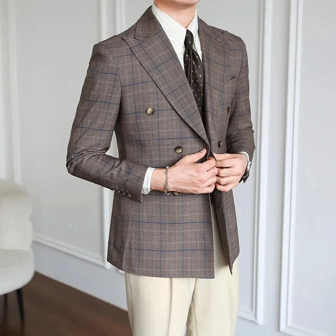 Men's Double-Breasted Blazer Veltic F004 - Veltic