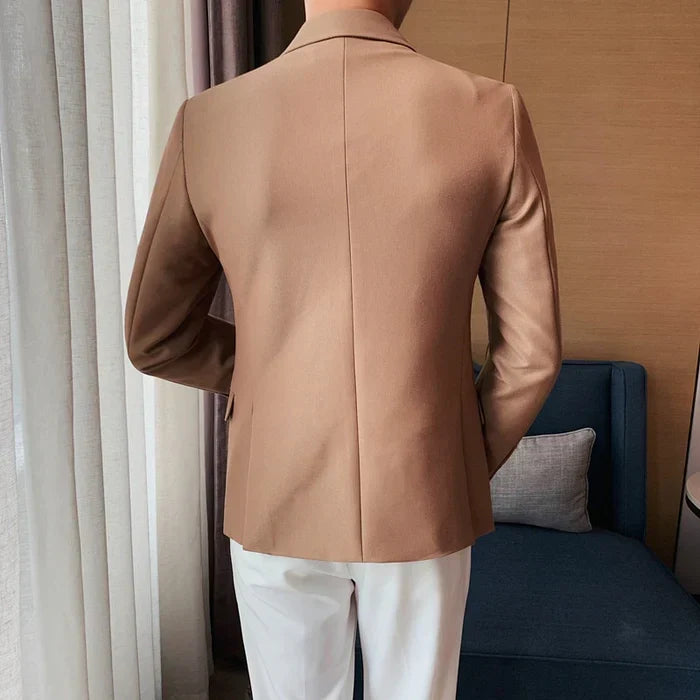 Men's Double-Breasted Veltic Blazer F016 - Veltic
