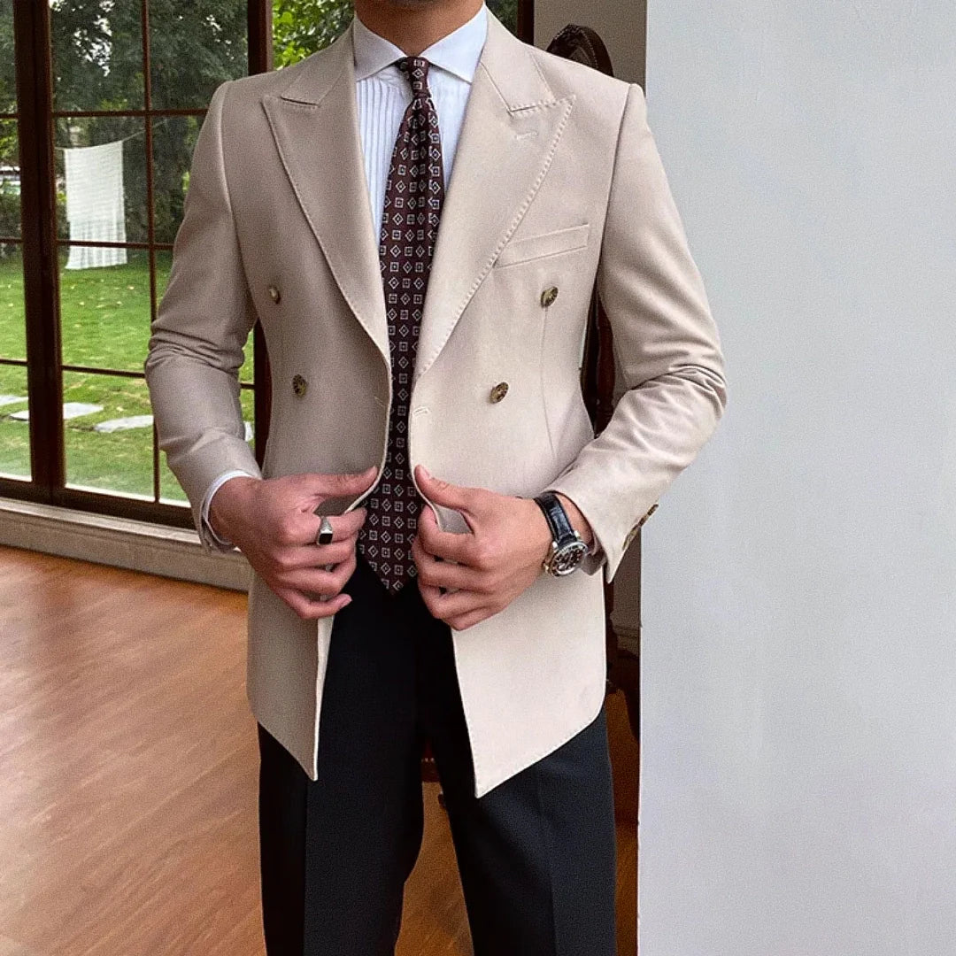 Men's Double-Breasted Blazer Veltic F008 - Veltic