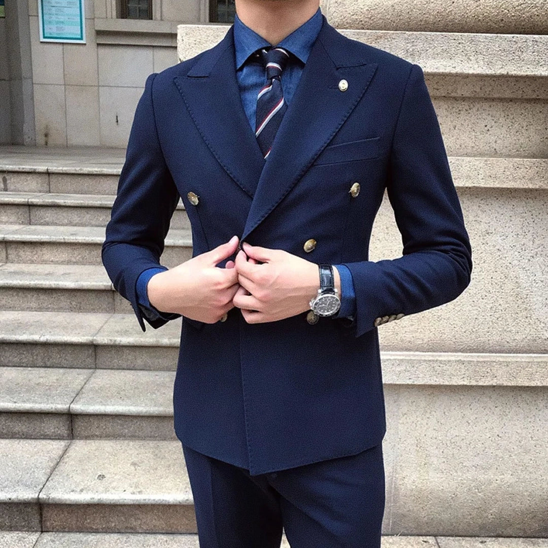 Men's Double-Breasted Blazer Veltic F008 - Veltic