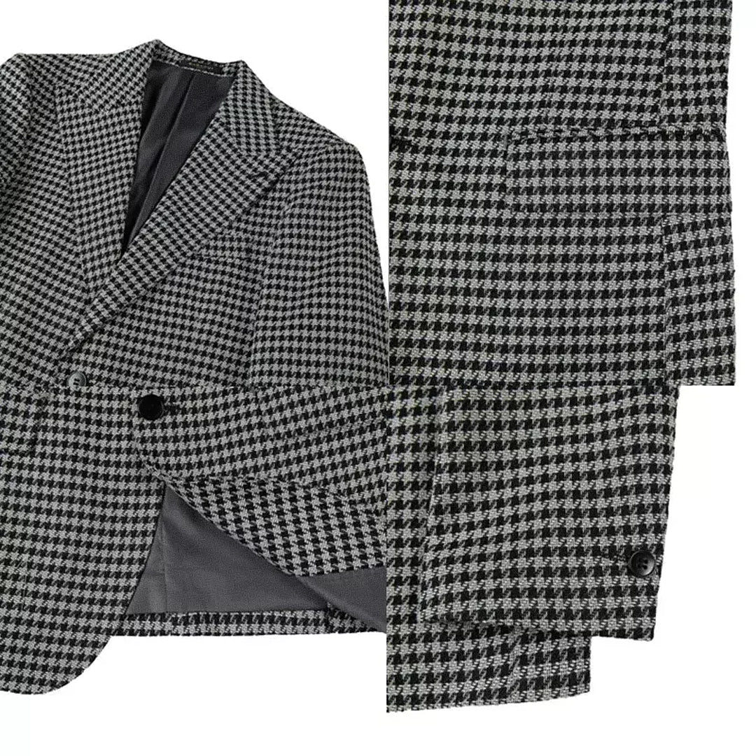 Men's Checked Blazer Veltic F019 - Veltic
