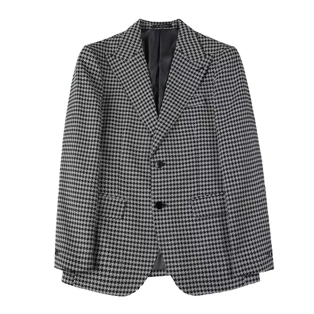 Men's Checked Blazer Veltic F019 - Veltic