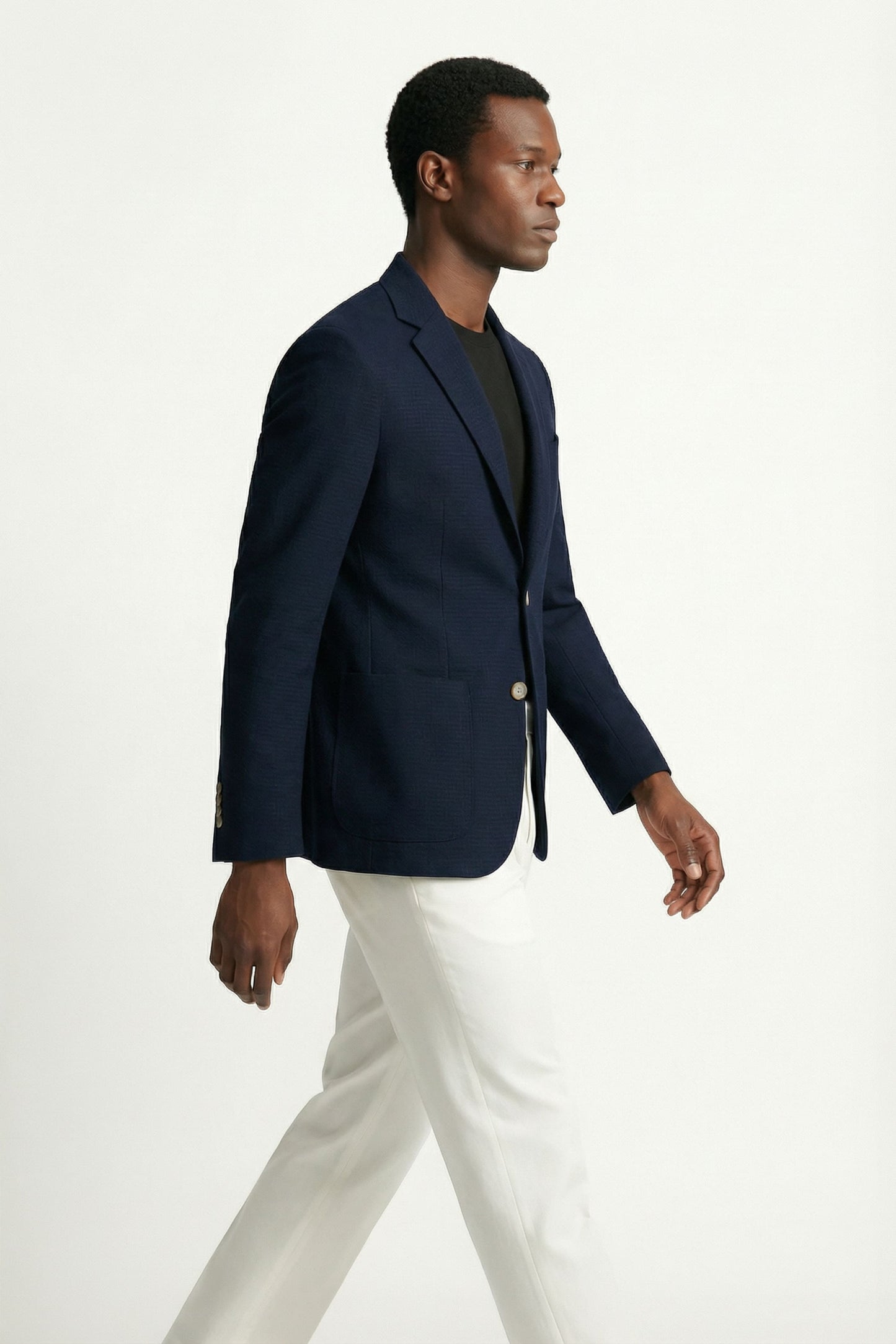 Men's Noble Slim Blazer with Notched Lapel - Veltic