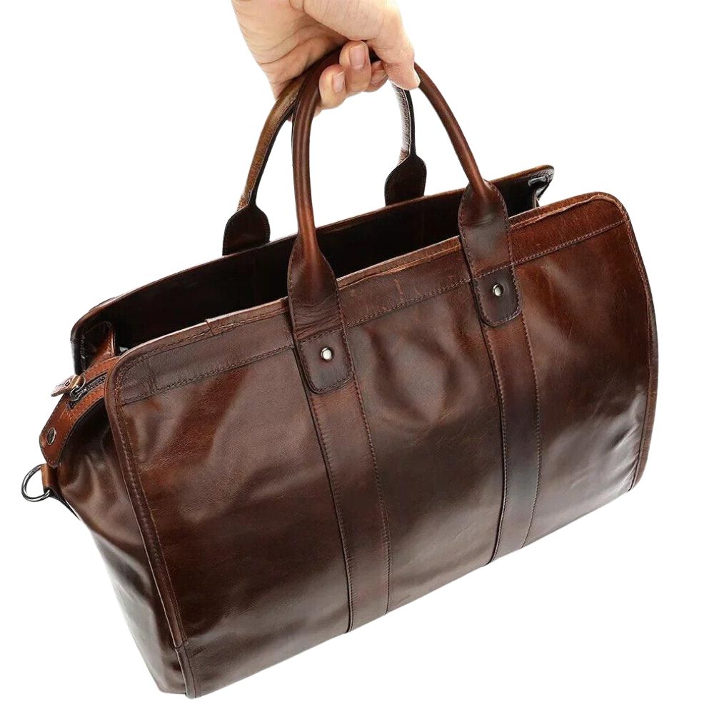 Veltic Trenthor Leather Travel Bag - Veltic