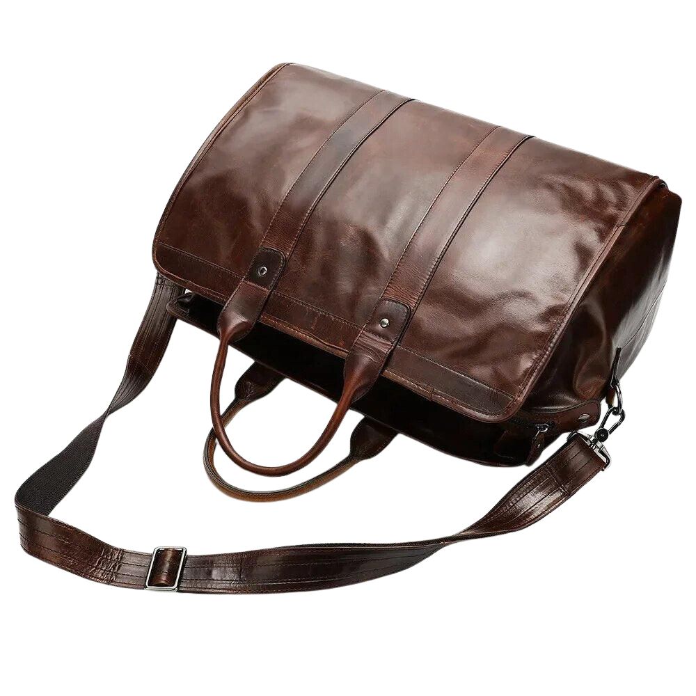 Veltic Trenthor Leather Travel Bag - Veltic