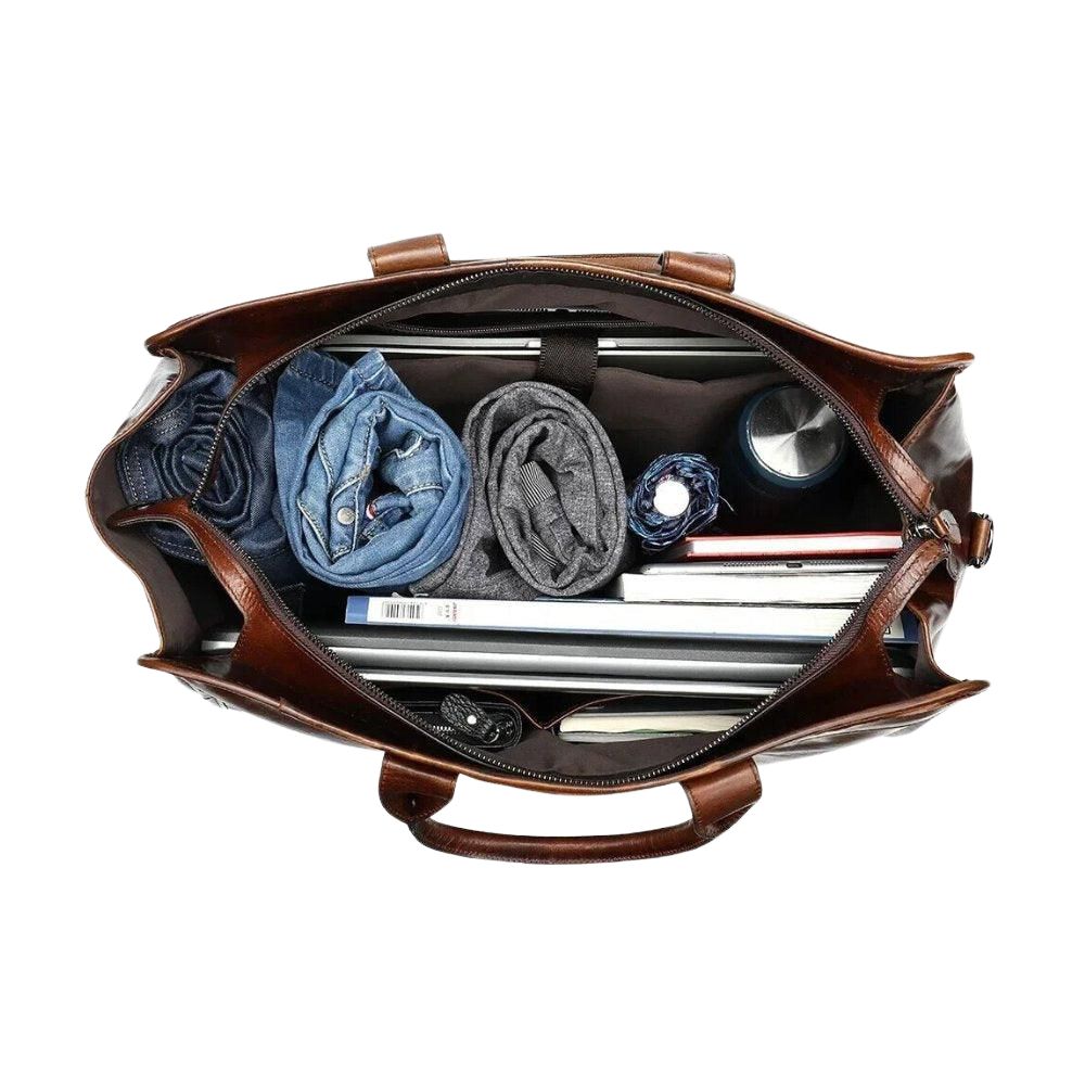 Veltic Trenthor Leather Travel Bag - Veltic