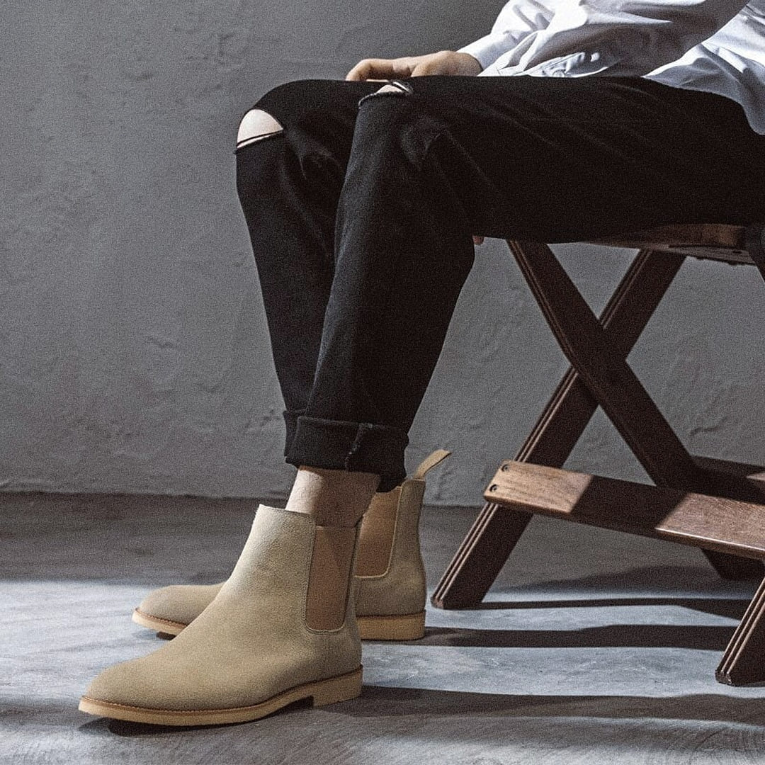 Men's Camden Leather and Suede Chelsea Boot - Veltic