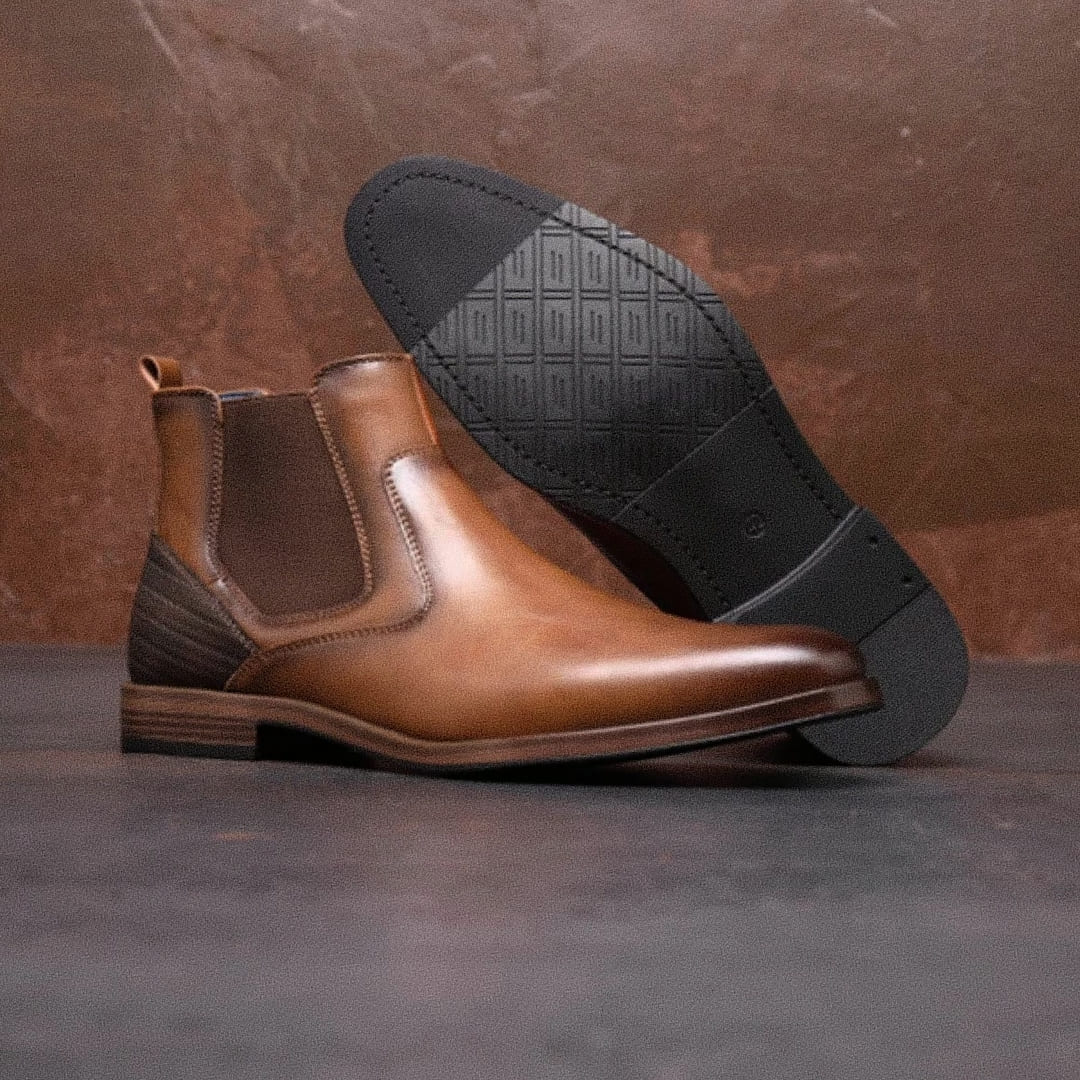 Men's Coventry Classic Leather Chelsea Boot - Veltic