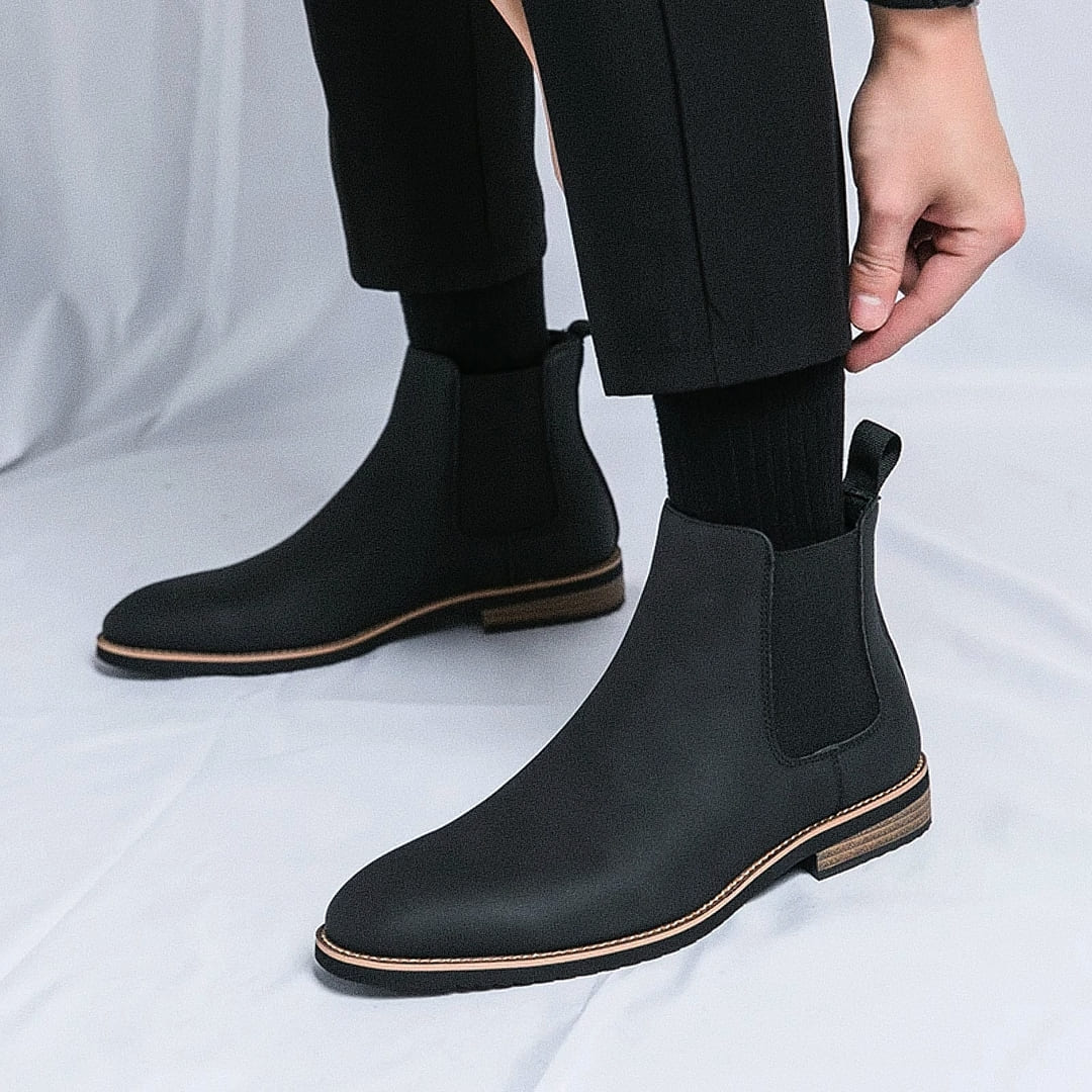 Men's Meridian Classic Leather Chelsea Boot - Veltic