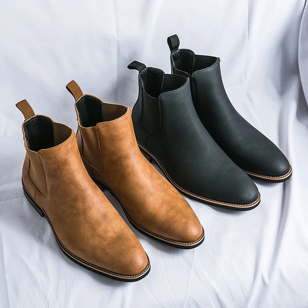 Men's Meridian Classic Leather Chelsea Boot - Veltic