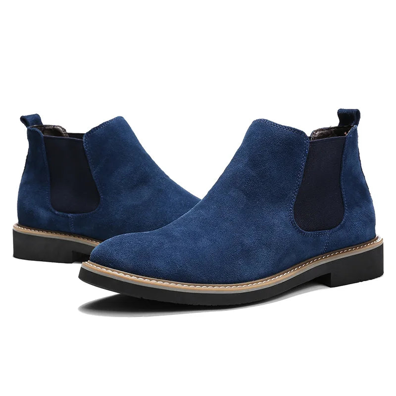 Men's Vienna Leather and Suede Chelsea Boot - Veltic