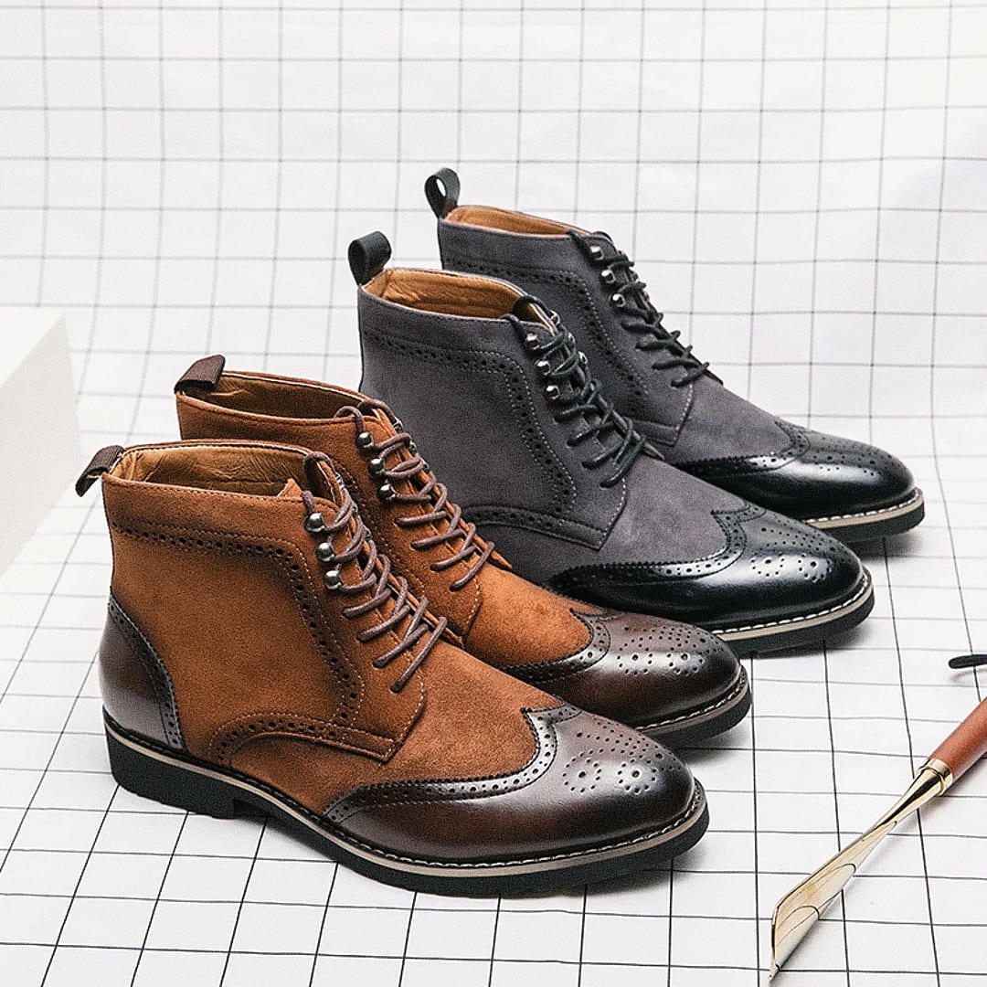 Men's Dress Leather Boot - Veltic