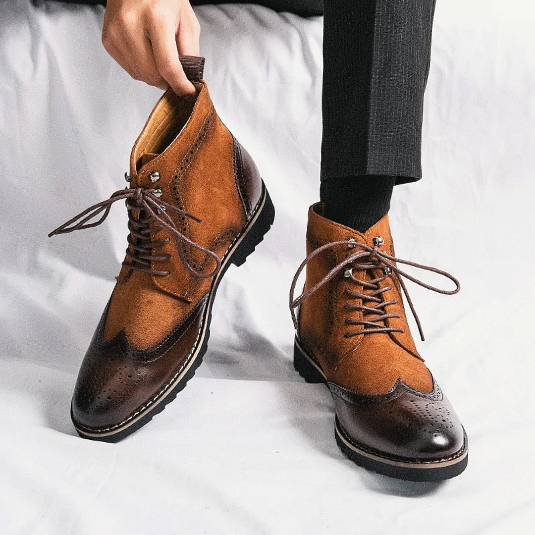 Men's Dress Leather Boot - Veltic
