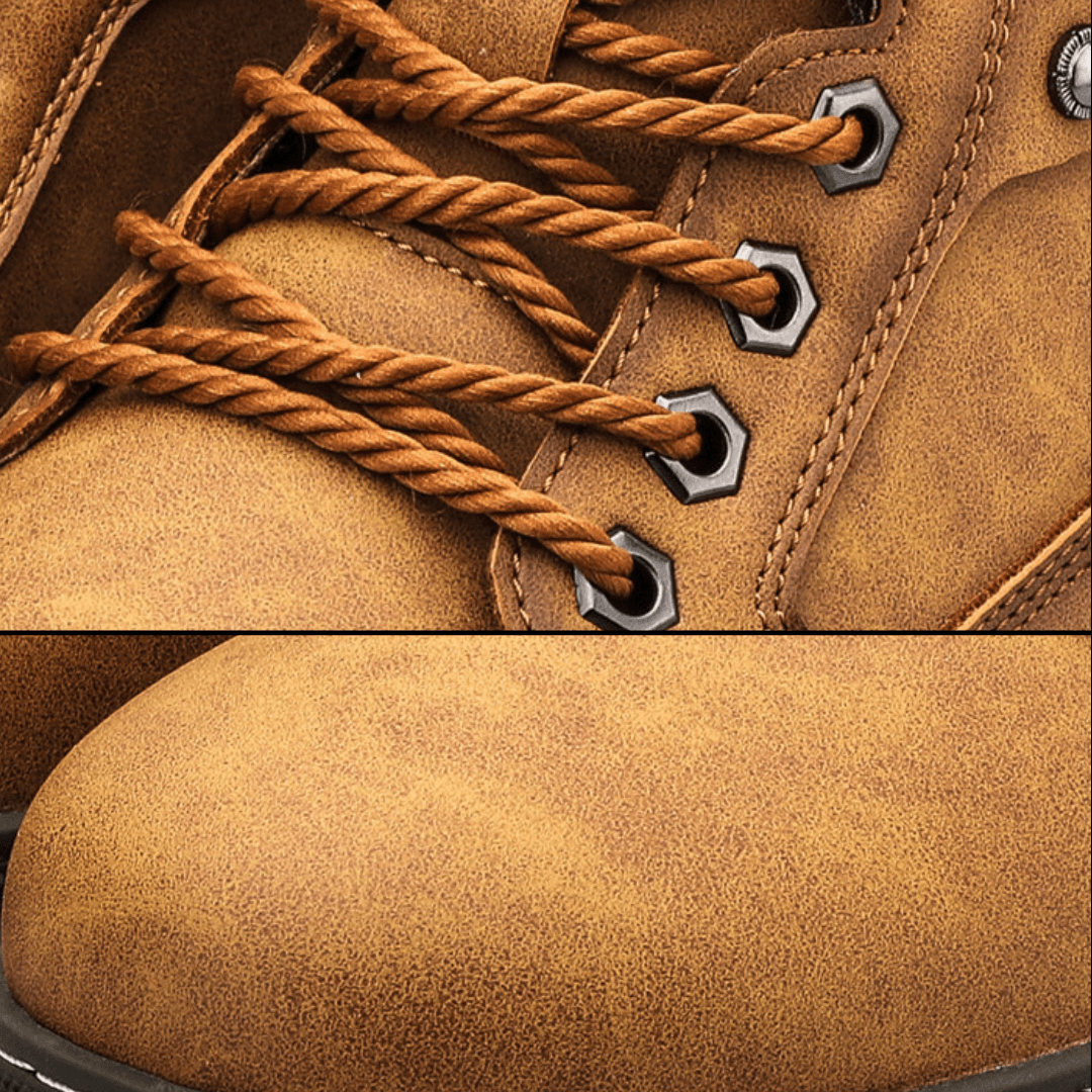 Men's Structured Frankfurt Leather Boot - Veltic
