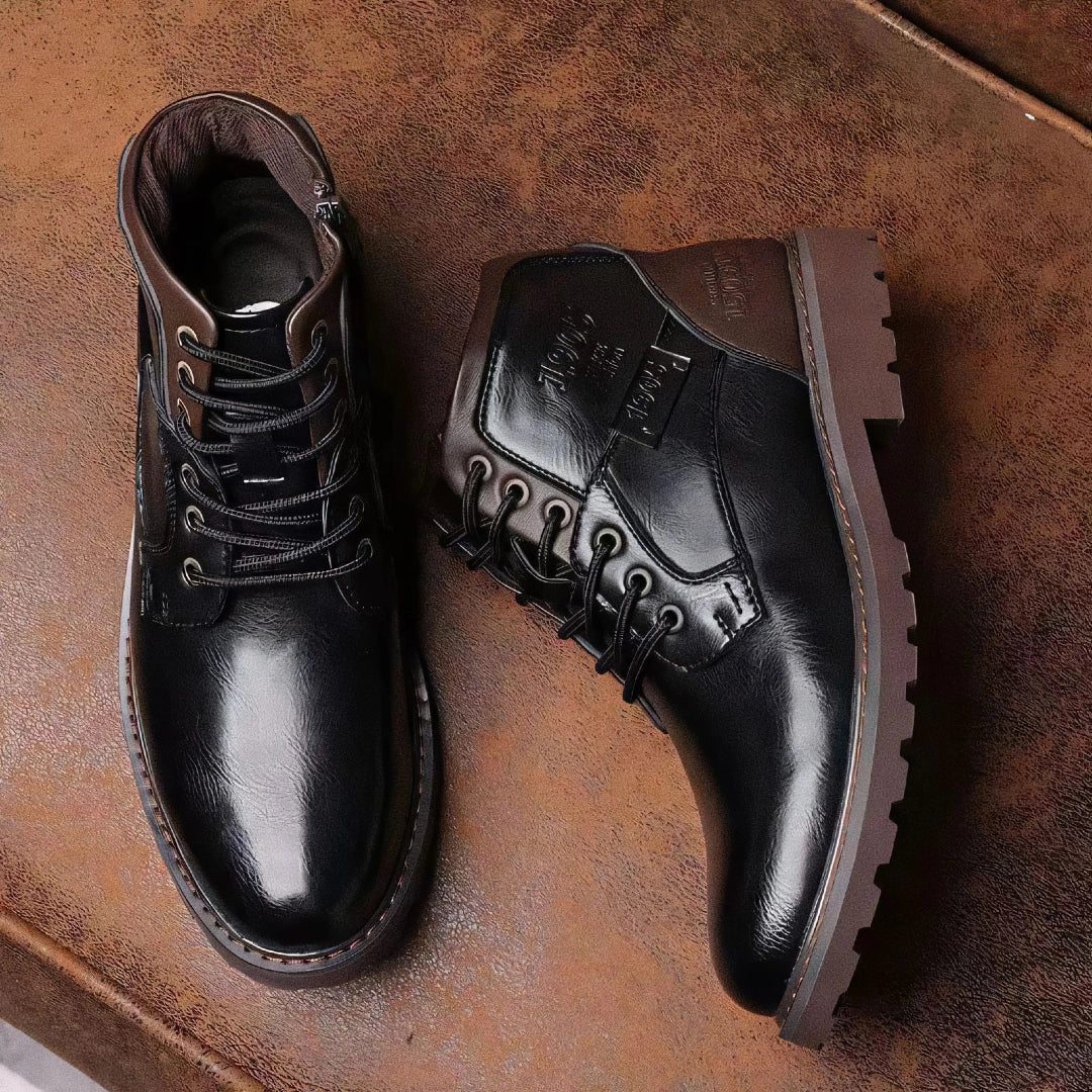 Men's Worker 1905 Structured Leather Boot - Veltic