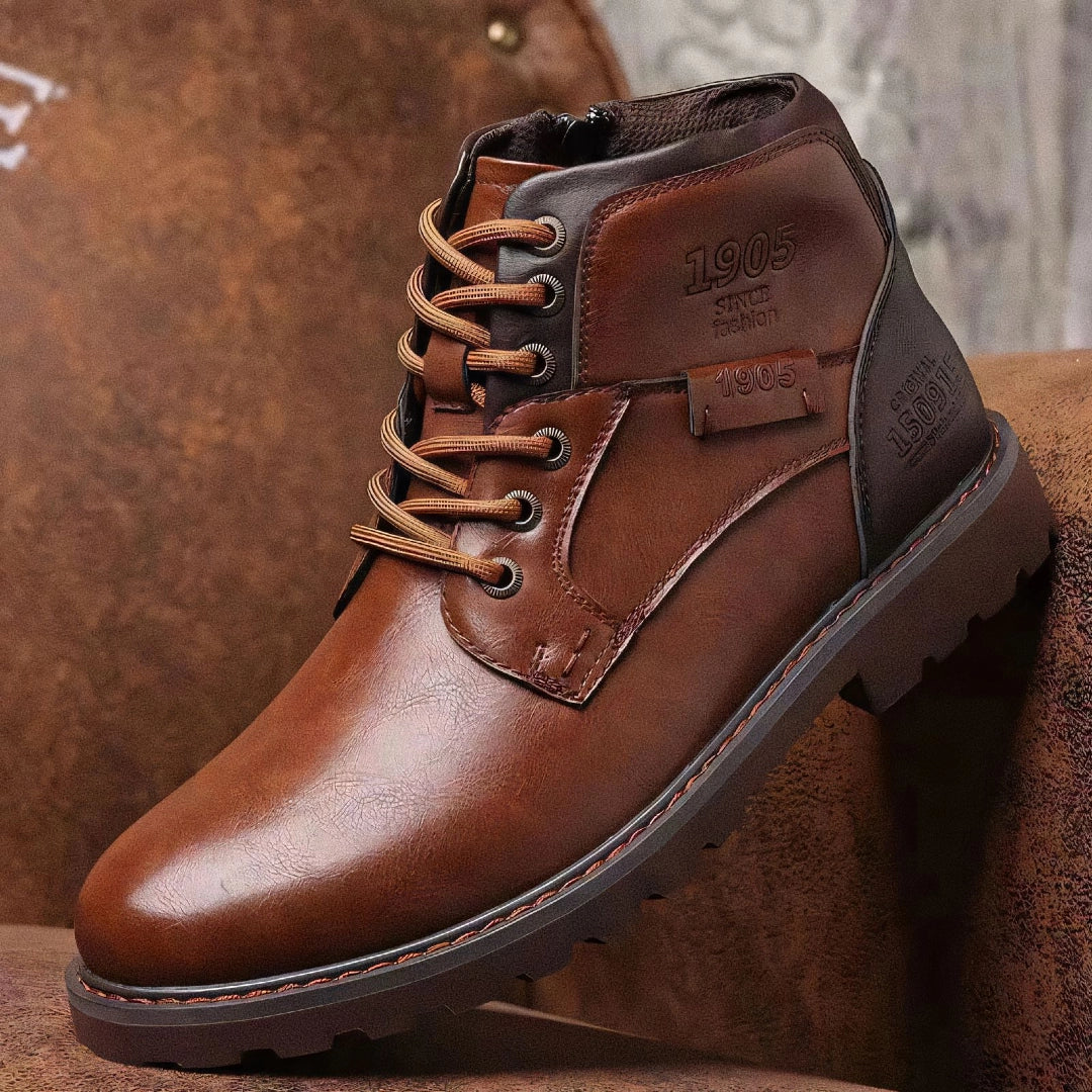 Men's Worker 1905 Structured Leather Boot - Veltic