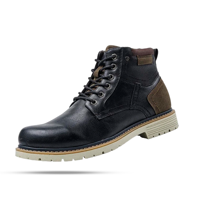 Men's Leather and Suede Michigan Boot - Veltic