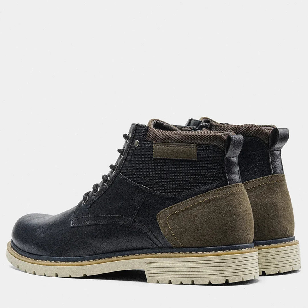 Men's Leather and Suede Michigan Boot - Veltic