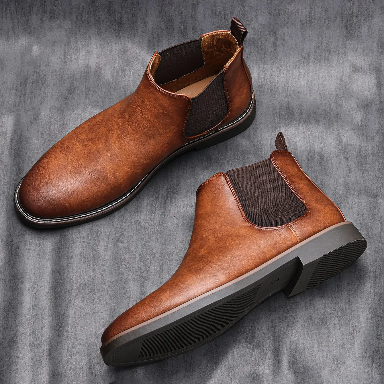Men's Jackson Chelsea Leather Boots - Veltic