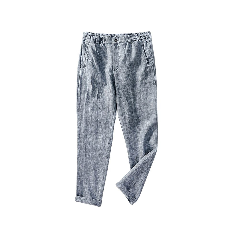 Men's Linen Trousers Capri - Veltic