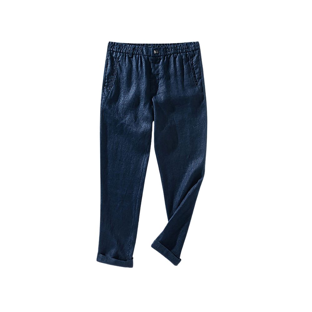 Men's Linen Trousers Capri - Veltic