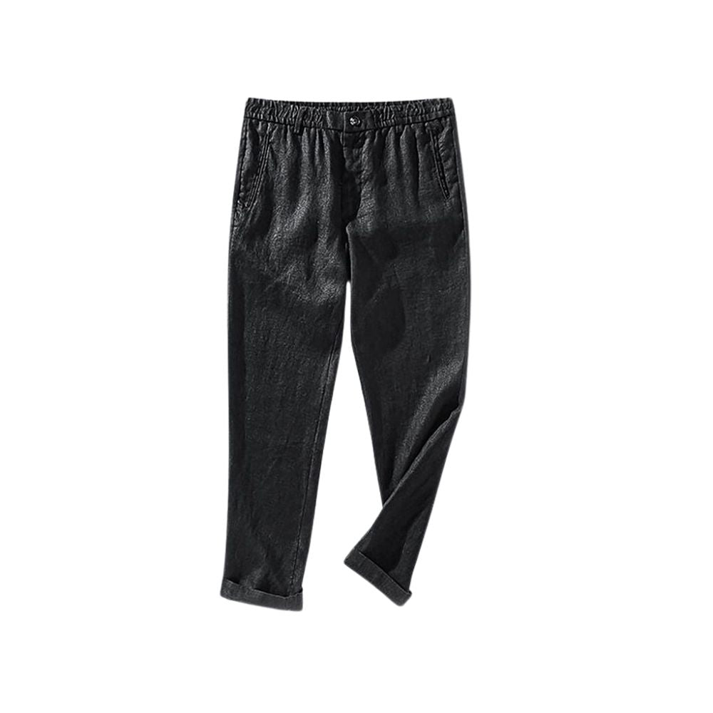 Men's Linen Trousers Capri - Veltic