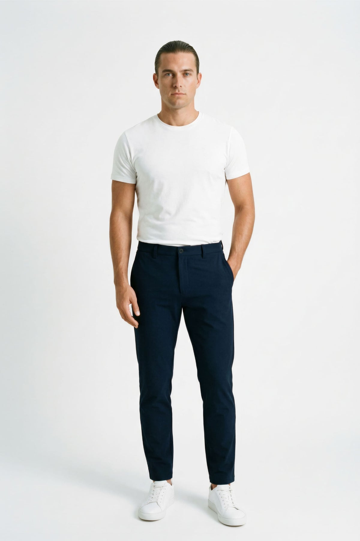Men's Lightweight Tailored Trousers - Veltic