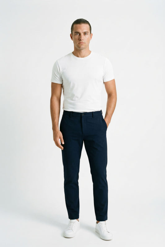 Men's Lightweight Tailored Trousers - Veltic