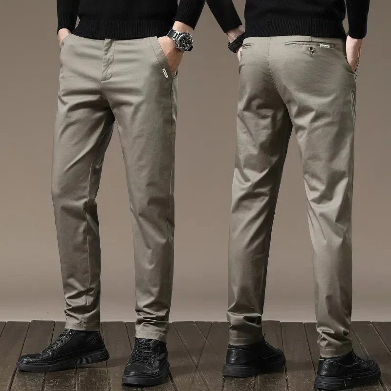 Men's Chino Cotton Twill Trousers Veltic F010 - Veltic
