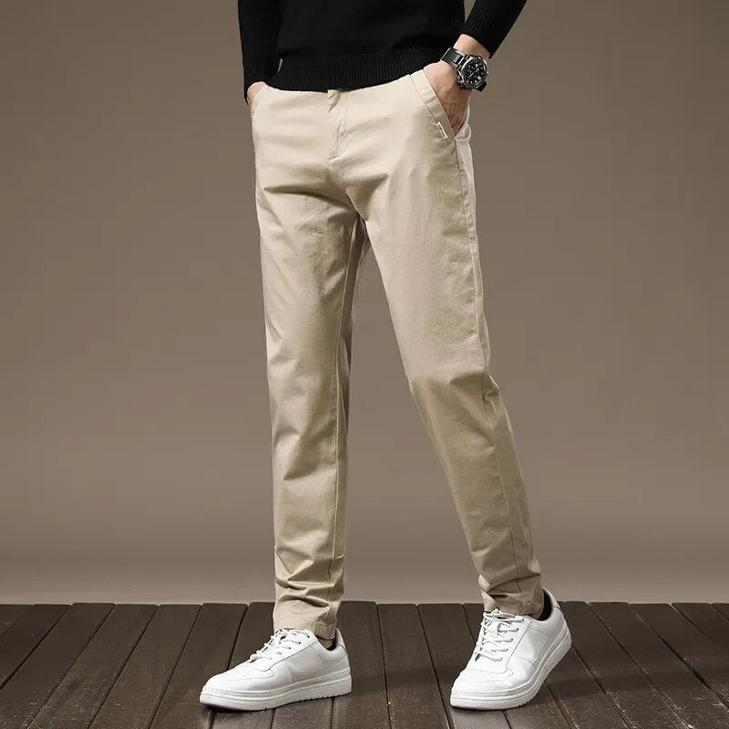Men's Chino Cotton Twill Trousers Veltic F010 - Veltic