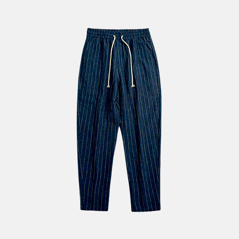 Men's Linen Trousers Cassis - Veltic