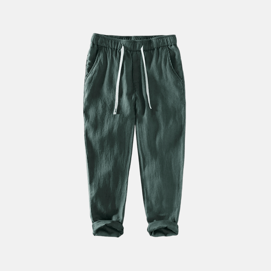 Men's Linen Trousers Ischia - Veltic