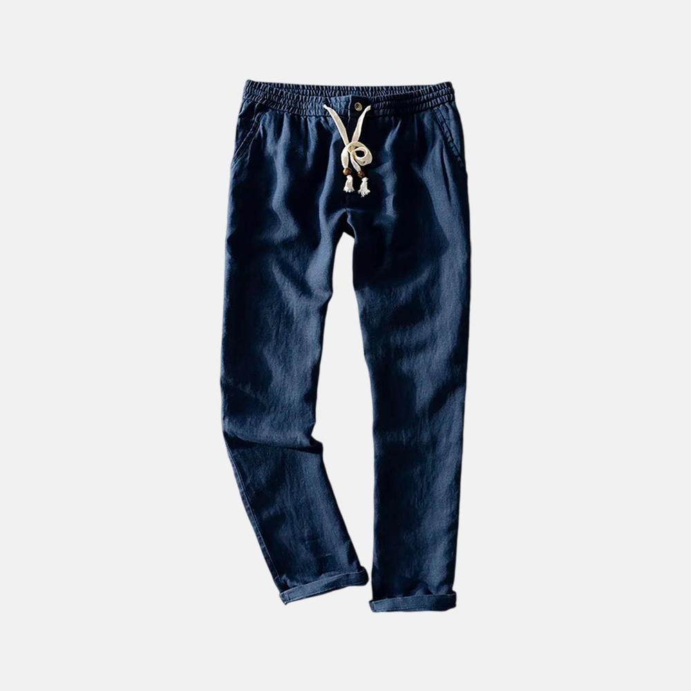 Men's Linen Trousers Riviera - Veltic
