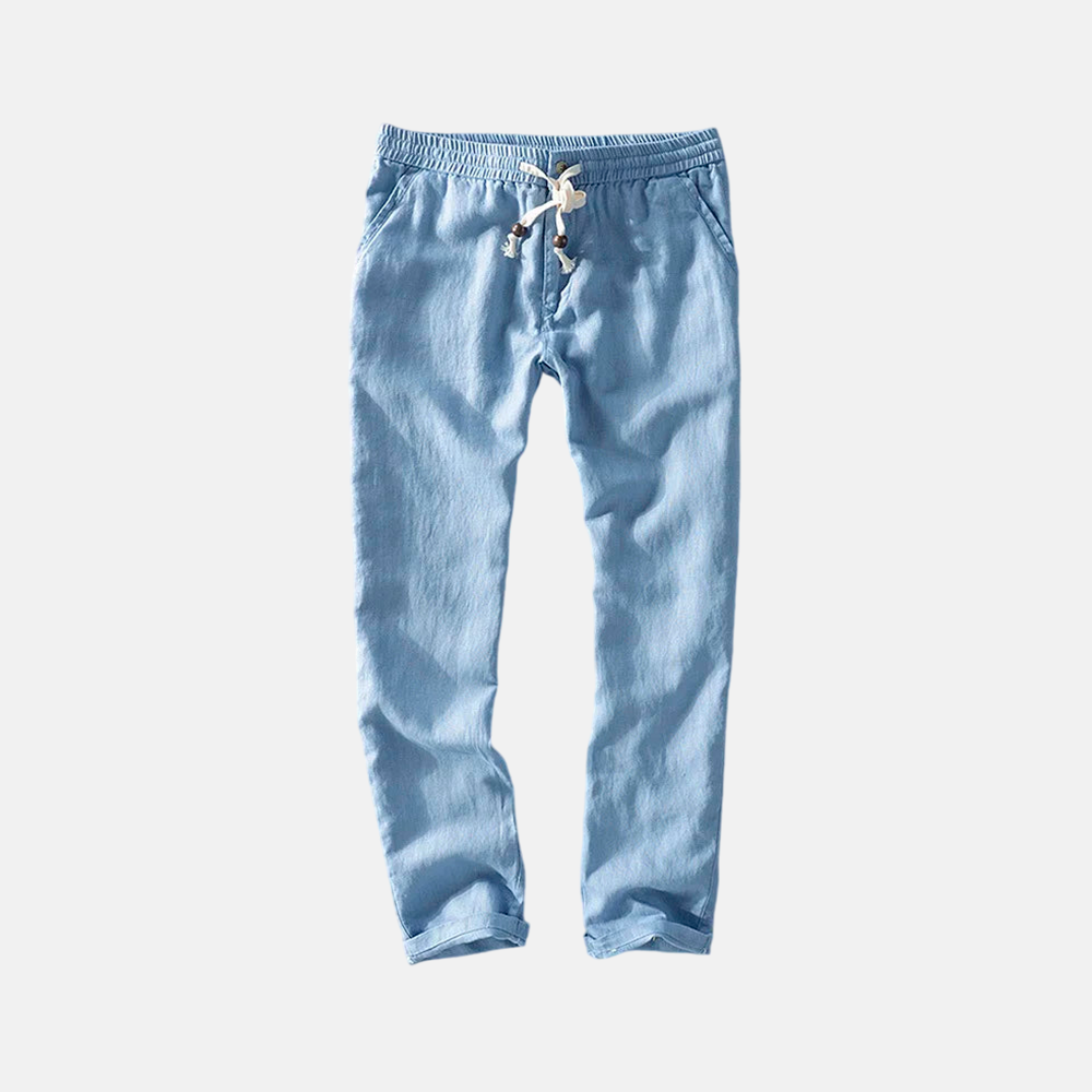 Men's Linen Trousers Riviera - Veltic