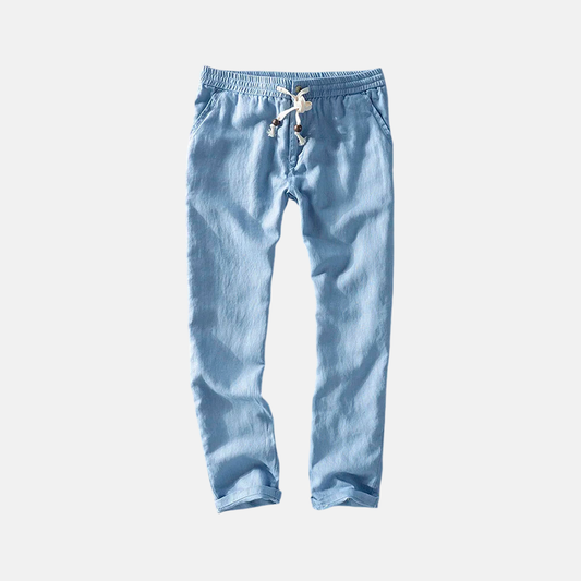 Men's Linen Trousers Riviera - Veltic