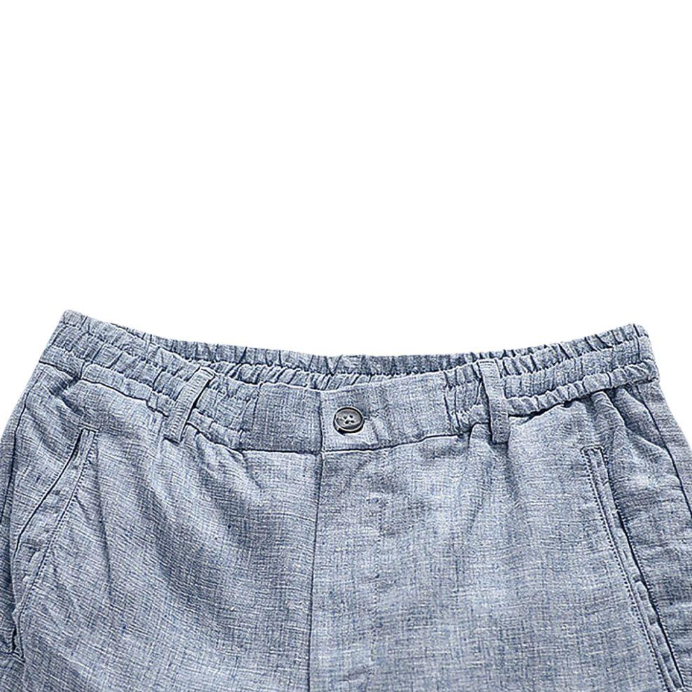 Men's Linen Trousers Capri - Veltic