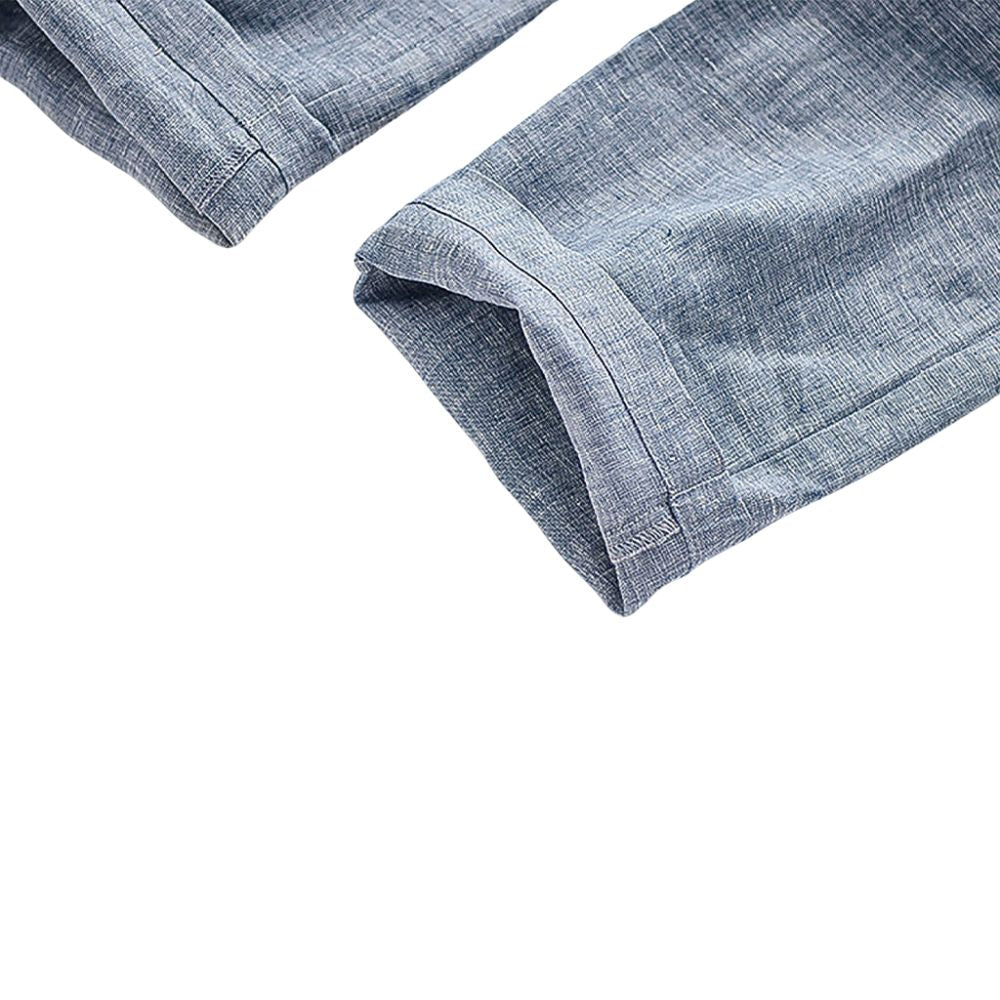 Men's Linen Trousers Capri - Veltic