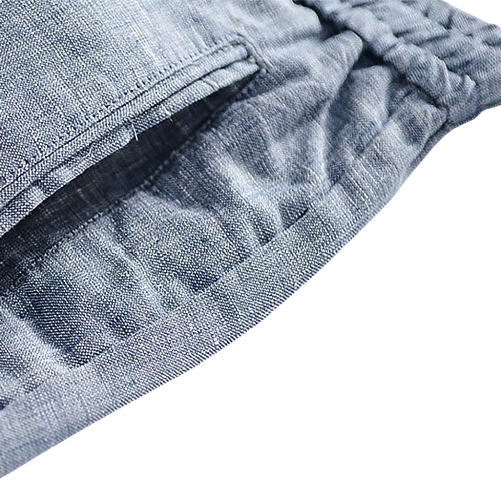 Men's Linen Trousers Capri - Veltic