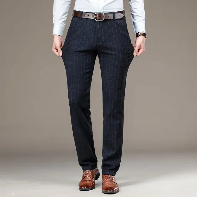 Men's Striped Dress Trousers Veltic - Veltic
