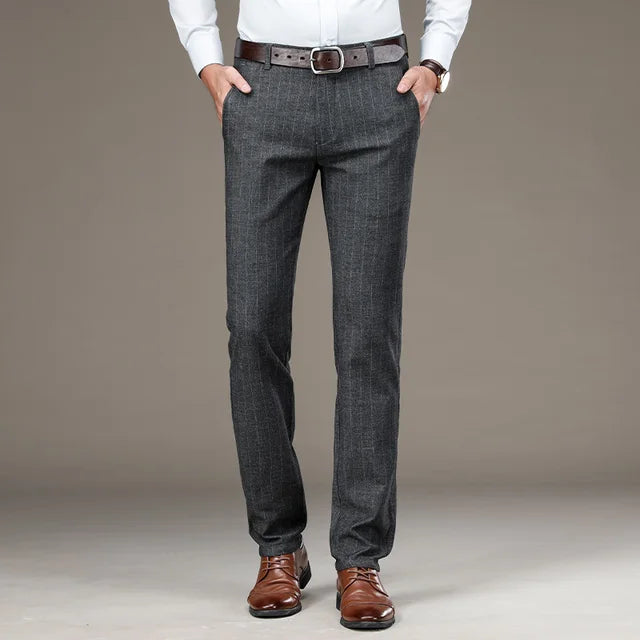 Men's Striped Dress Trousers Veltic - Veltic