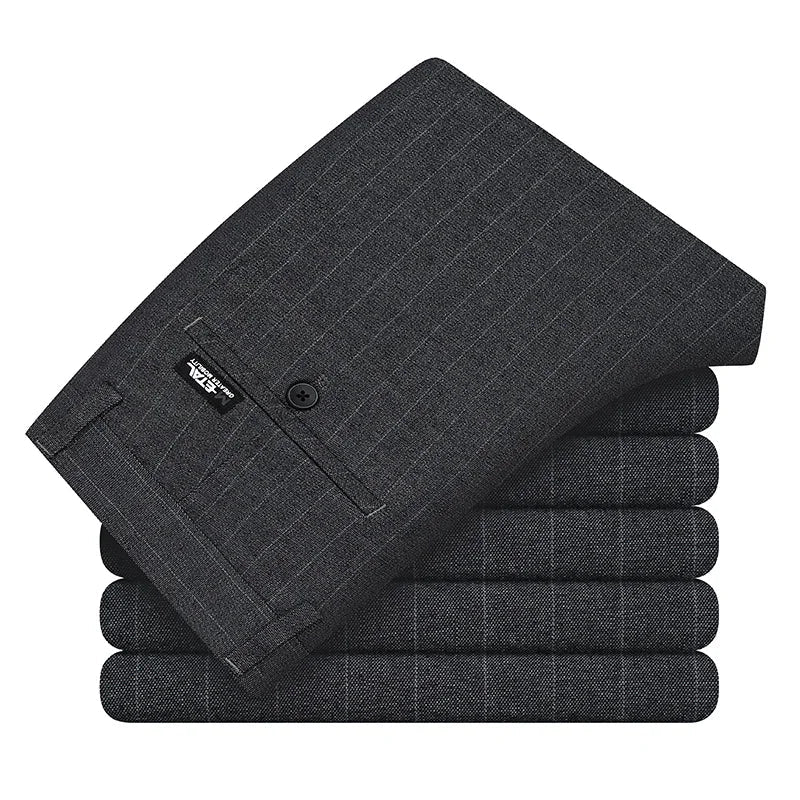 Men's Striped Dress Trousers Veltic - Veltic