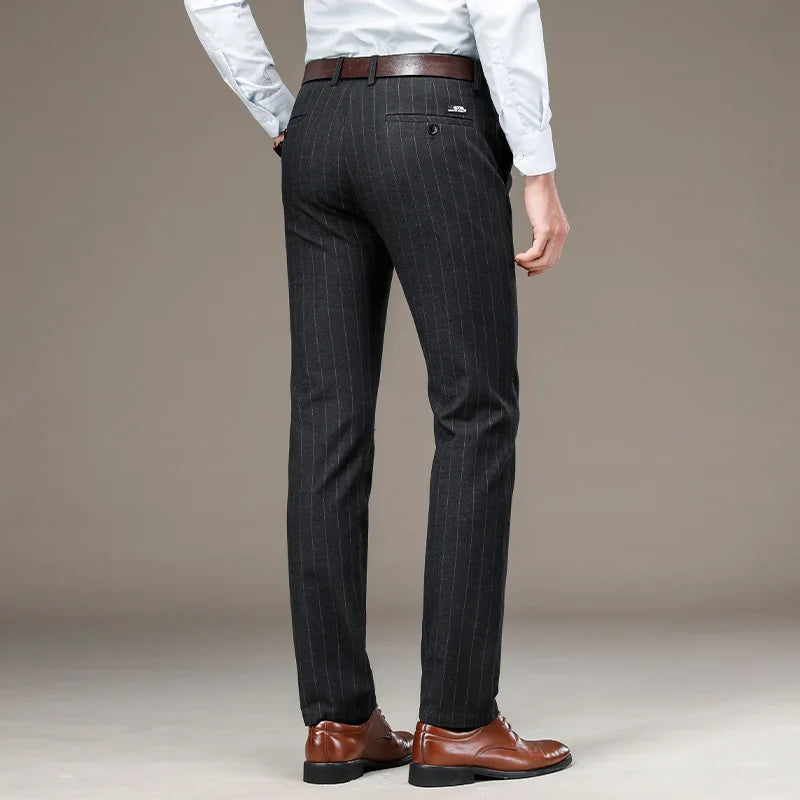 Men's Striped Dress Trousers Veltic - Veltic