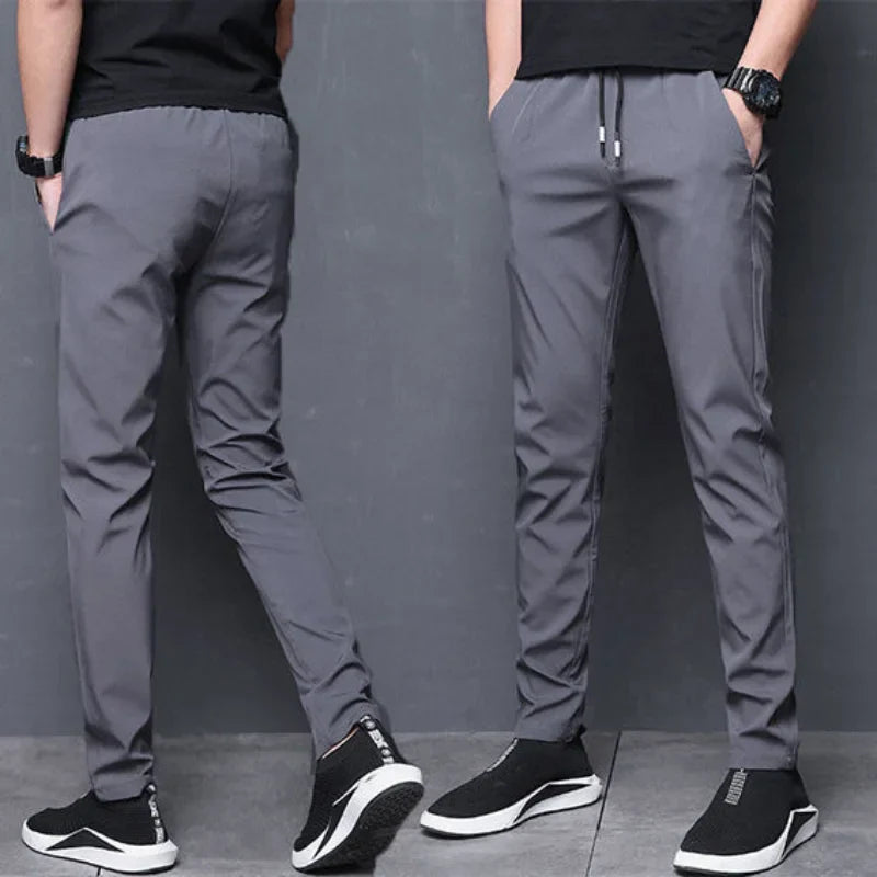 Men's Slim Dress Trousers - Veltic