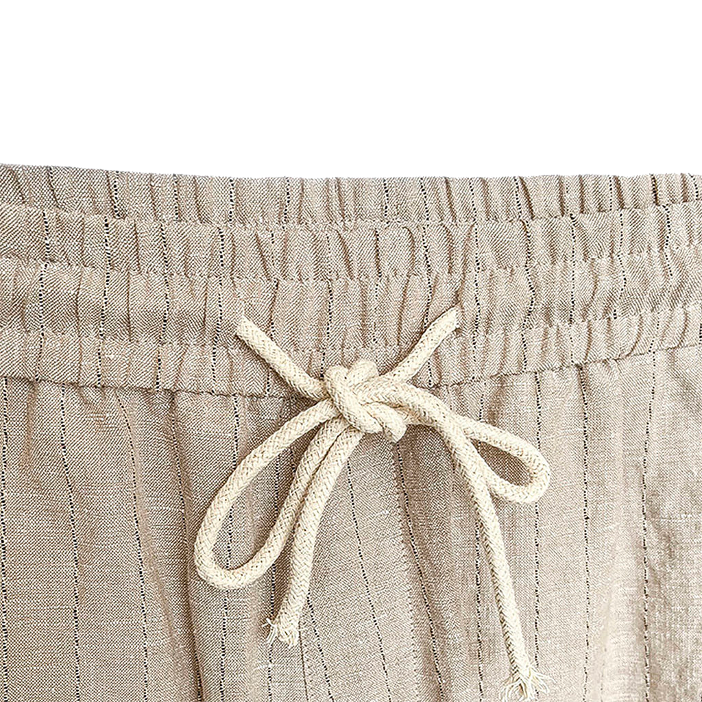 Men's Linen Trousers Cassis - Veltic