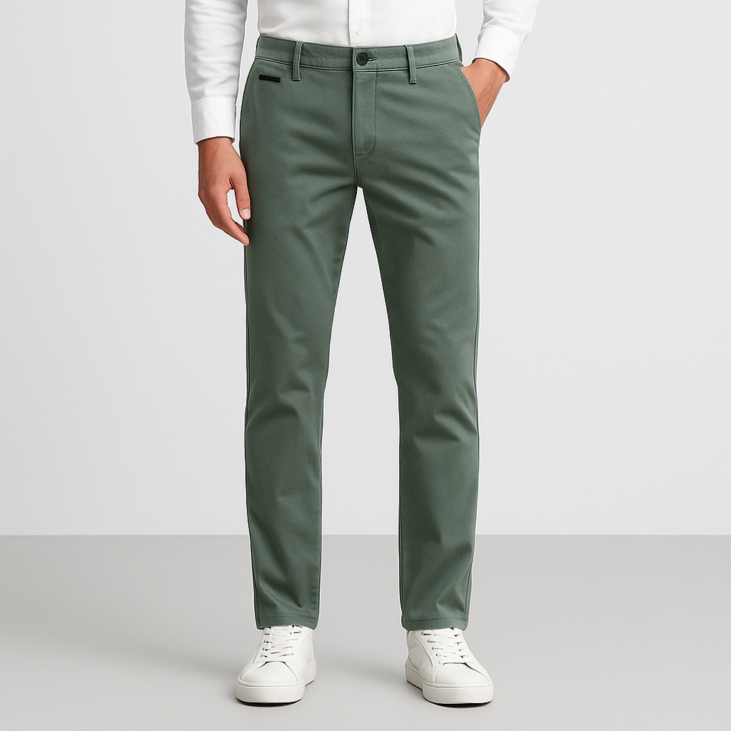 Men's Chino Cotton Twill Trousers Veltic F012 - Veltic