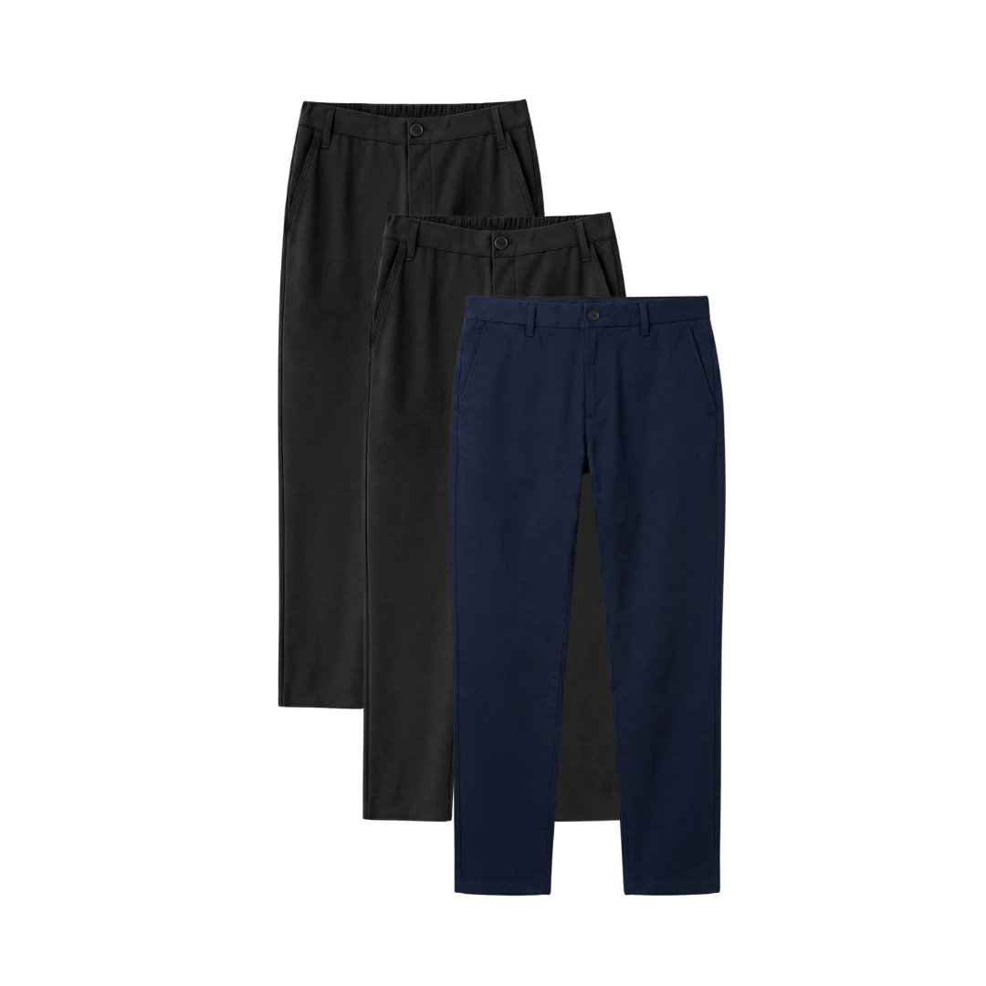 Men's Lightweight Tailored Trousers | Buy 3 Pay for 2 - Veltic