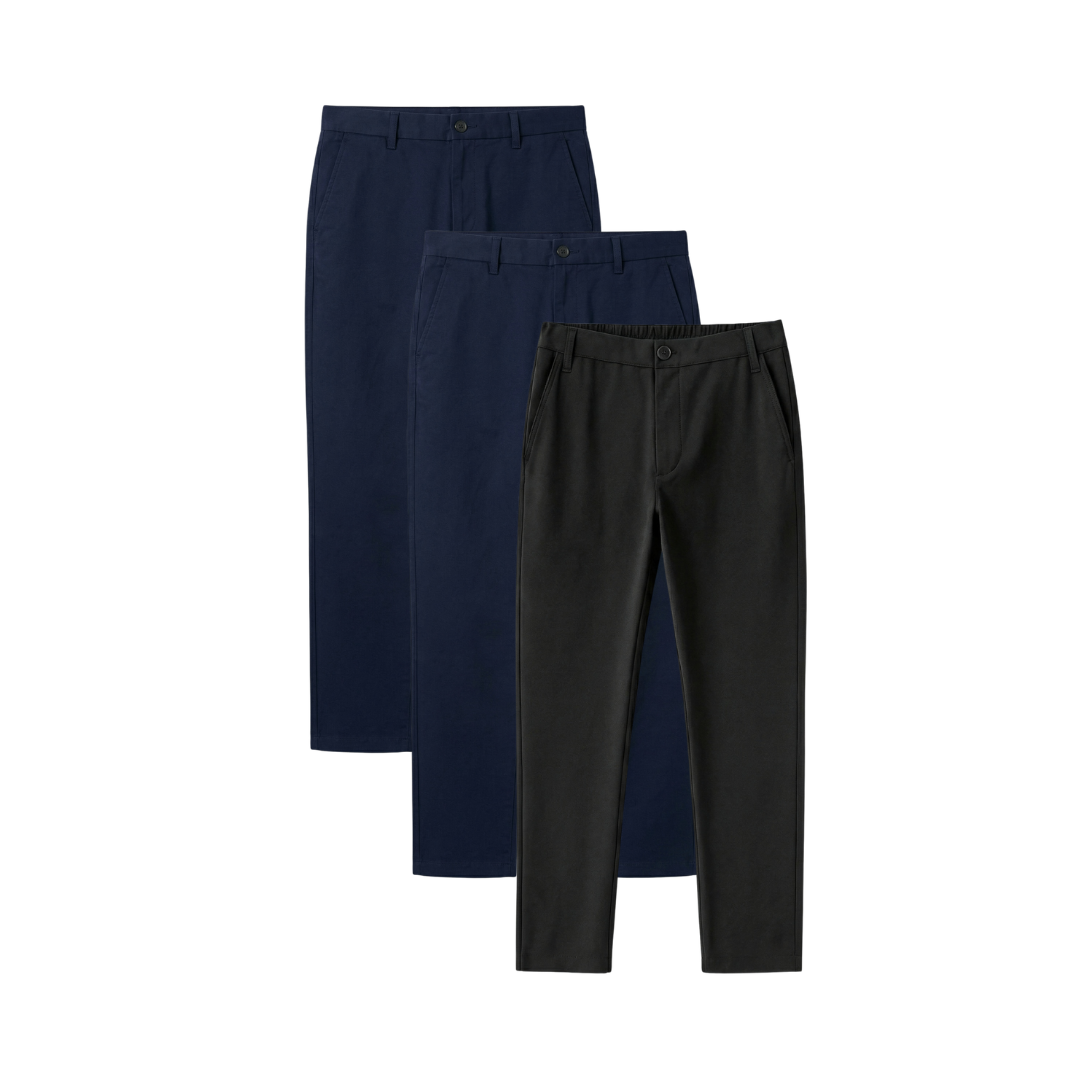Men's Lightweight Tailored Trousers | Buy 3 Pay for 2 - Veltic