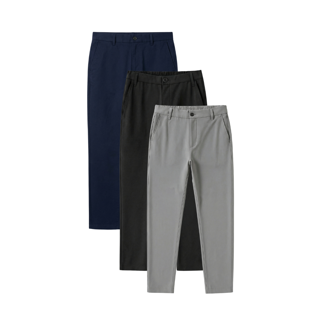 Men's Lightweight Tailored Trousers | Buy 3 Pay for 2 - Veltic