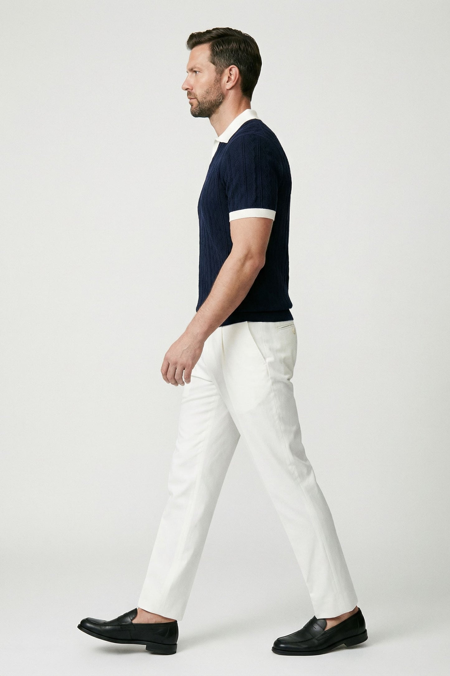 Veltic Men's Madrid Knit Polo Shirt - Veltic